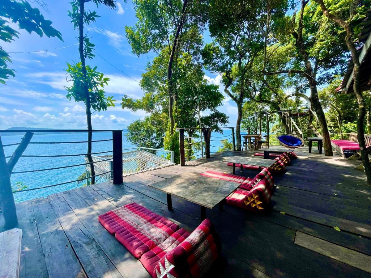 The Cliff Hostel, M'Pay Bay Ko Rong Sanloem Eksteriør bilde